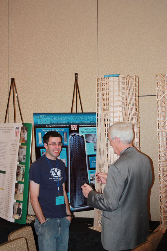 BYU Balsa Tower EERI Seismic Design Competition